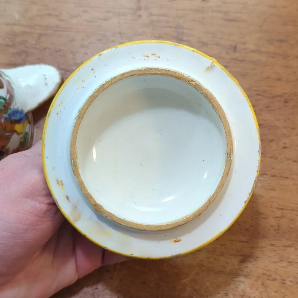 Mid Century Italian Majolica Milk And Sugar - Picture 15 of 15